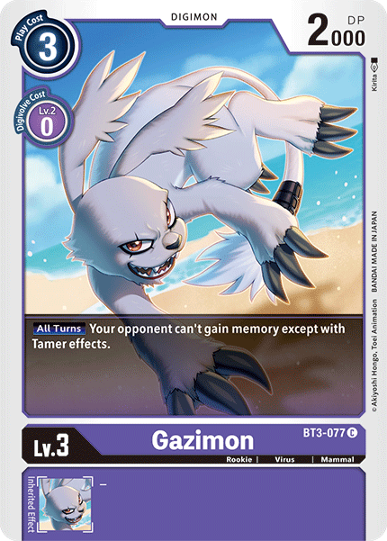 Gazimon [BT3-077] [Release Special Booster Ver.1.5] | Arkham Games and Comics