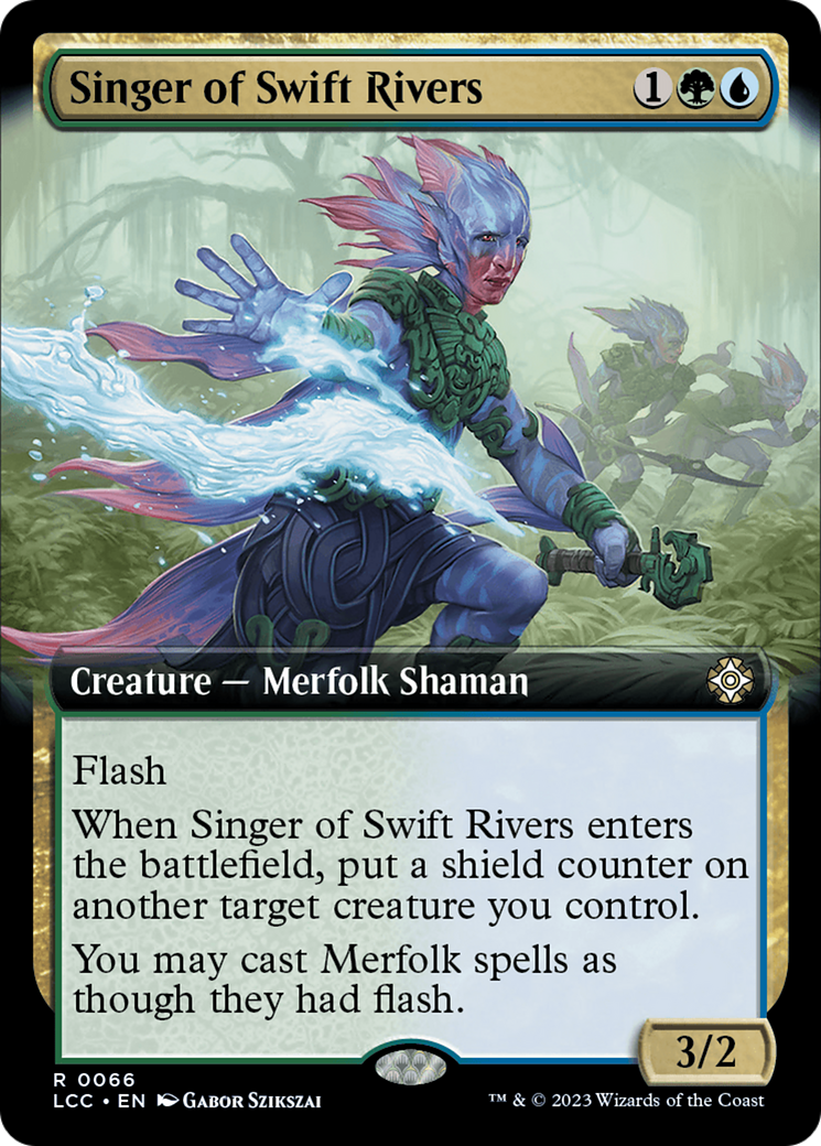 Singer of Swift Rivers (Extended Art) [The Lost Caverns of Ixalan Commander] | Arkham Games and Comics
