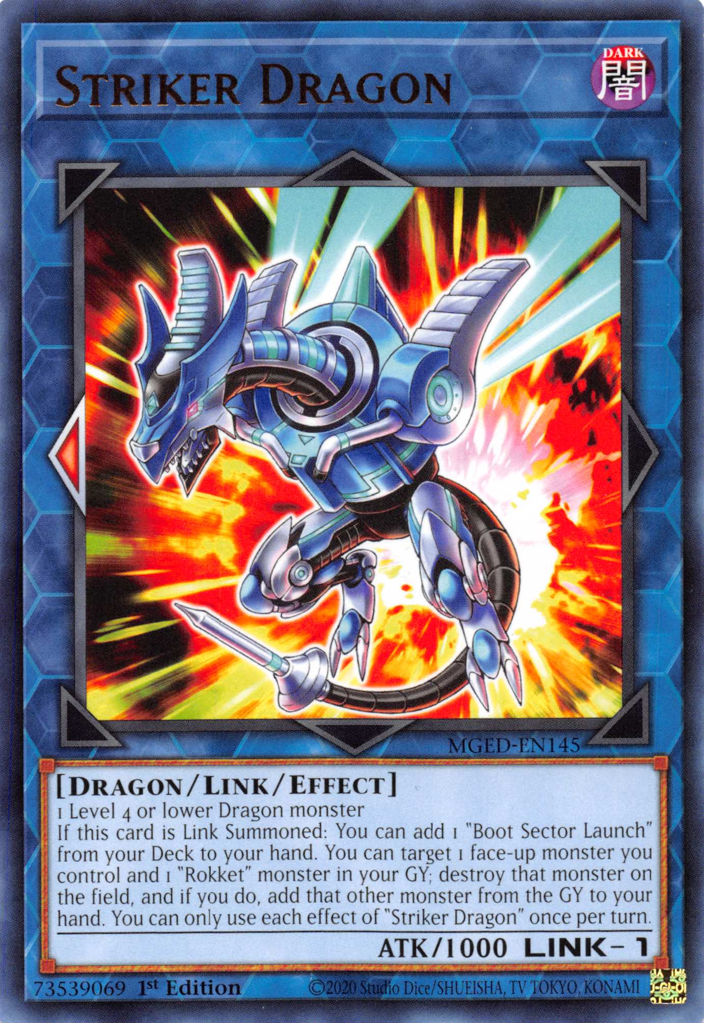 Striker Dragon [MGED-EN145] Rare | Arkham Games and Comics