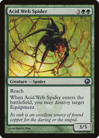 Acid Web Spider [Scars of Mirrodin] | Arkham Games and Comics