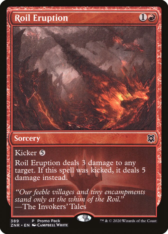 Roil Eruption (Promo Pack) [Zendikar Rising Promos] | Arkham Games and Comics