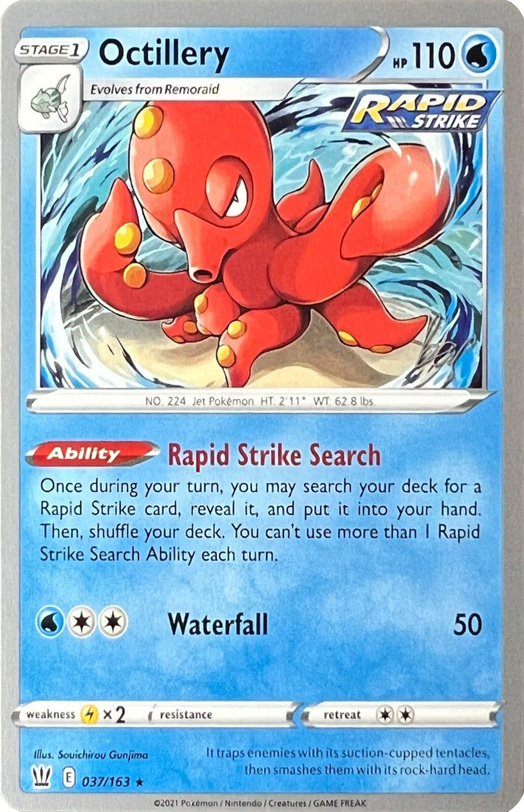 Octillery (037/163) (Cheryl Again - Sebastian Lashmet) [World Championships 2022] | Arkham Games and Comics