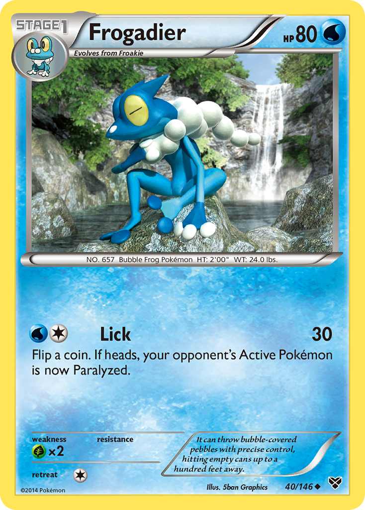 Frogadier (40/146) [XY: Base Set] | Arkham Games and Comics