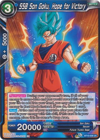 SSB Son Goku, Hope for Victory (BT10-036) [Rise of the Unison Warrior 2nd Edition] | Arkham Games and Comics