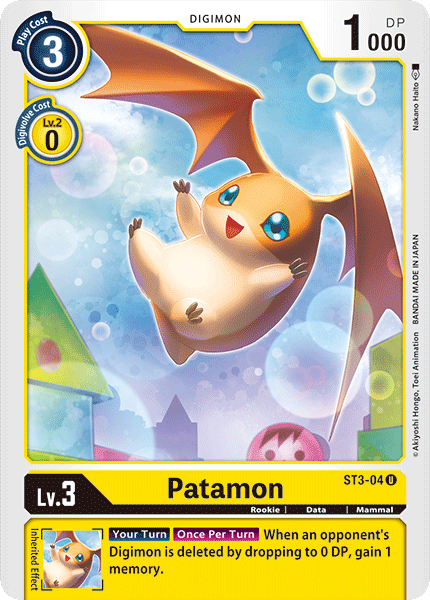 Patamon [ST3-04] [Starter Deck: Heaven's Yellow] | Arkham Games and Comics