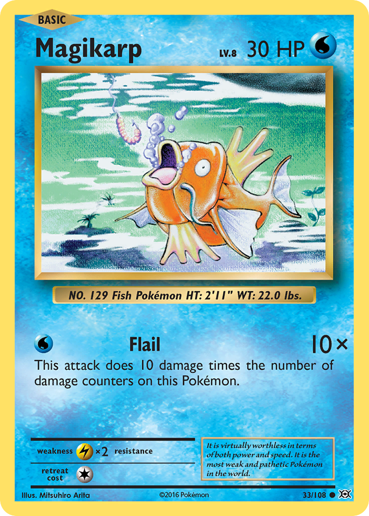 Magikarp (33/108) [XY: Evolutions] | Arkham Games and Comics