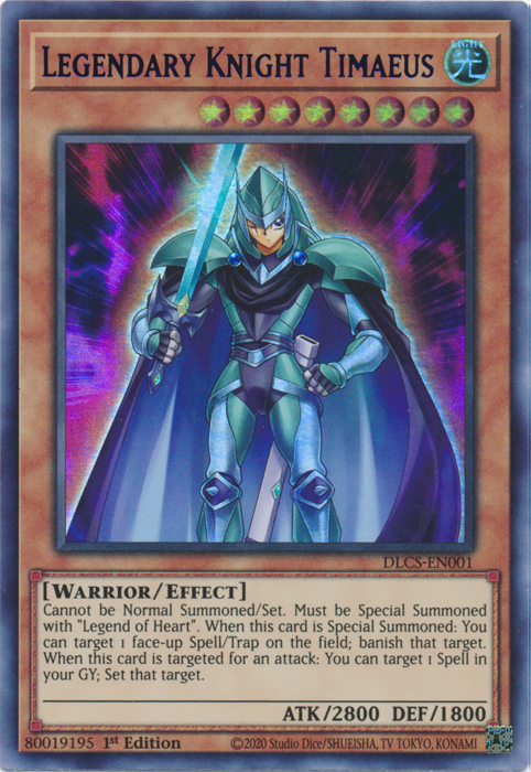 Legendary Knight Timaeus (Purple) [DLCS-EN001] Ultra Rare | Arkham Games and Comics