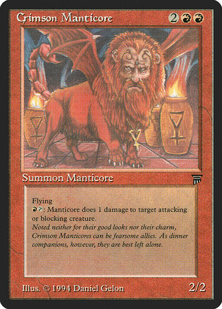 Crimson Manticore [Legends] | Arkham Games and Comics