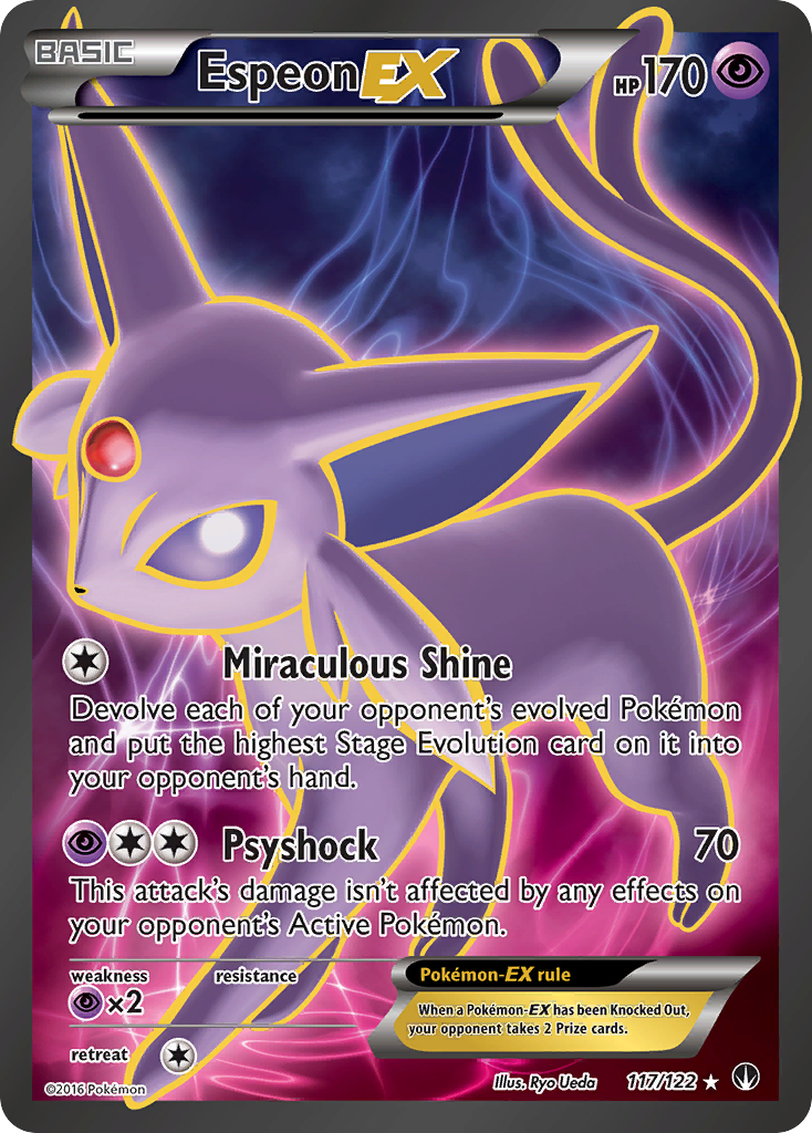 Espeon EX (117/122) [XY: BREAKpoint] | Arkham Games and Comics