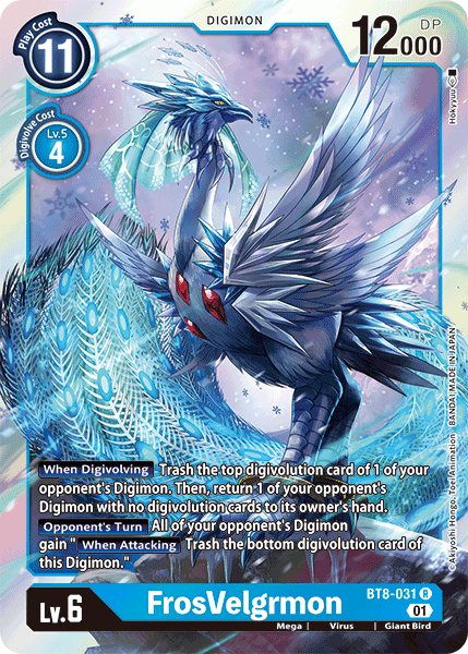 FrosVelgrmon [BT8-031] [New Awakening] | Arkham Games and Comics