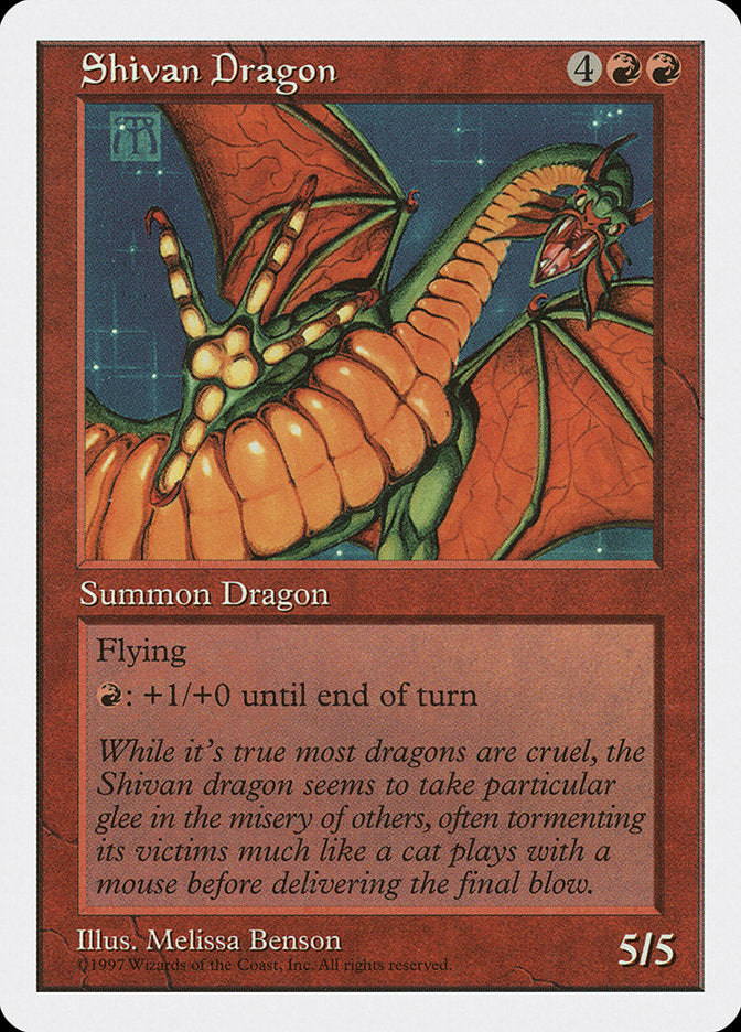 Shivan Dragon [Fifth Edition] | Arkham Games and Comics