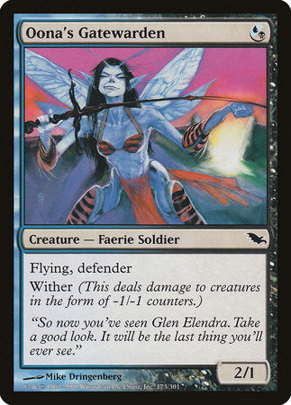 Oona's Gatewarden [Shadowmoor] | Arkham Games and Comics