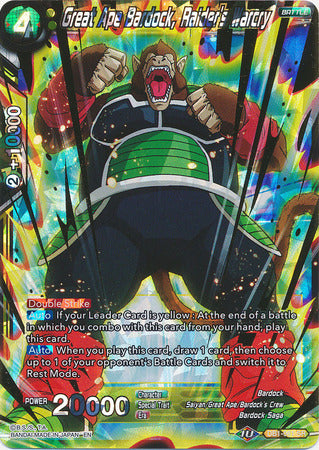 Great Ape Bardock, Raider's Warcry (DB1-061) [Dragon Brawl] | Arkham Games and Comics