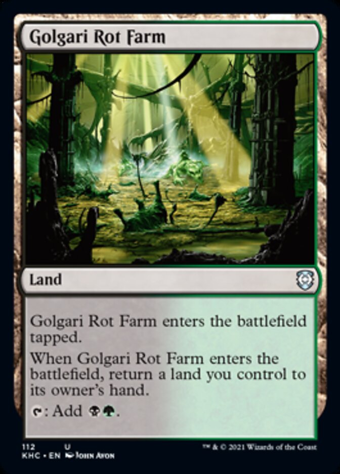 Golgari Rot Farm [Kaldheim Commander] | Arkham Games and Comics