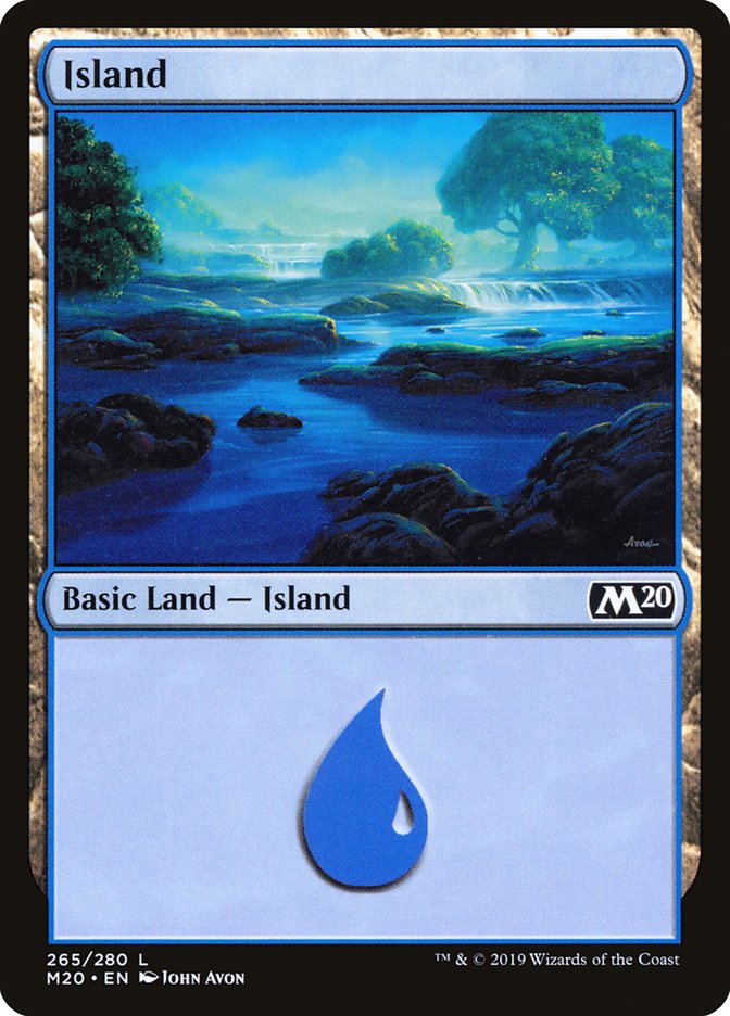 Island (#265) [Core Set 2020] | Arkham Games and Comics