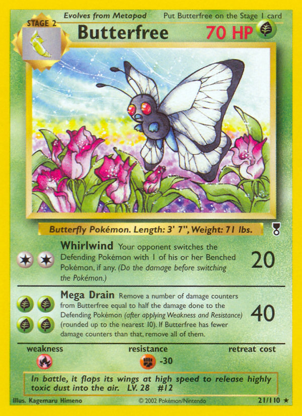 Butterfree (21/110) [Legendary Collection] | Arkham Games and Comics