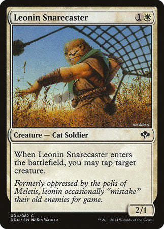 Leonin Snarecaster [Duel Decks: Speed vs. Cunning] | Arkham Games and Comics