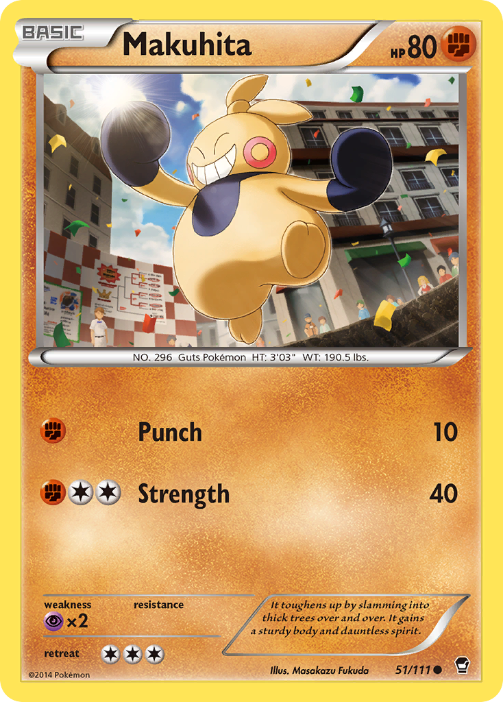 Makuhita (51/111) [XY: Furious Fists] | Arkham Games and Comics