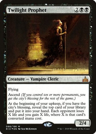 Twilight Prophet [Rivals of Ixalan Promos] | Arkham Games and Comics