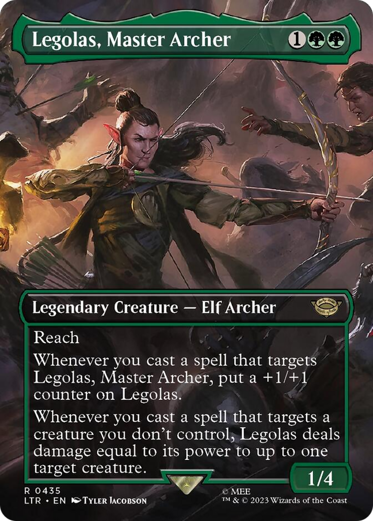 Legolas, Master Archer (Borderless Alternate Art) [The Lord of the Rings: Tales of Middle-Earth] | Arkham Games and Comics