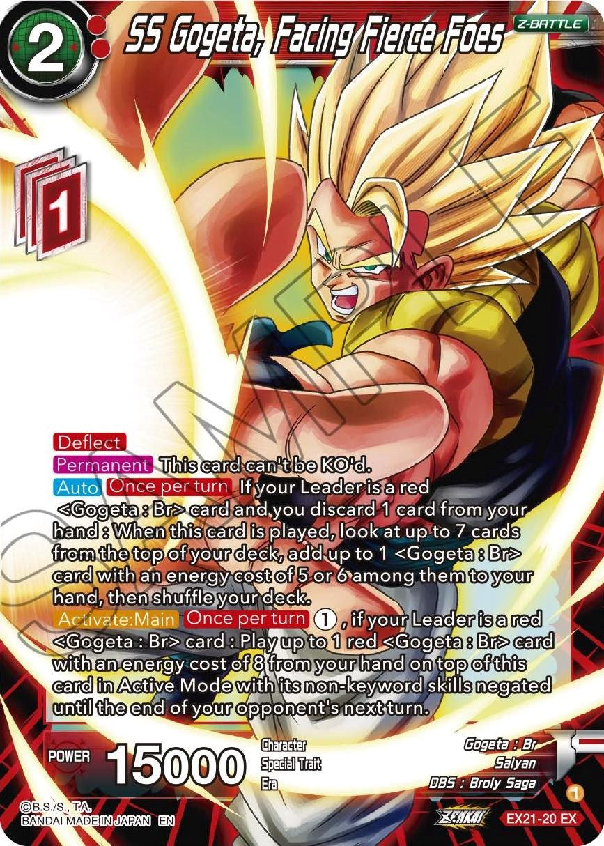 SS Gogeta, Facing Fierce Foes (EX21-20) [5th Anniversary Set] | Arkham Games and Comics