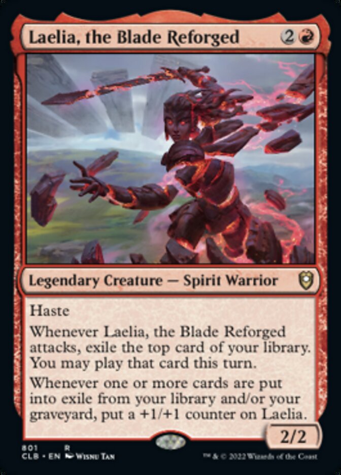 Laelia, the Blade Reforged [Commander Legends: Battle for Baldur's Gate] | Arkham Games and Comics