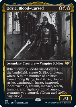 Odric, Blood-Cursed [Innistrad: Double Feature] | Arkham Games and Comics