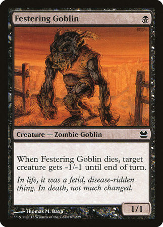 Festering Goblin [Modern Masters] | Arkham Games and Comics