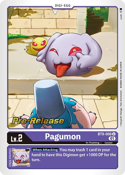 Pagumon [BT9-006] [X Record Pre-Release Promos] | Arkham Games and Comics