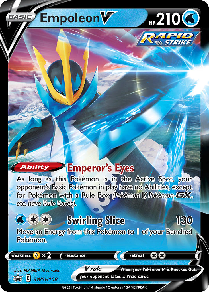 Empoleon V (SWSH108) [Sword & Shield: Black Star Promos] | Arkham Games and Comics