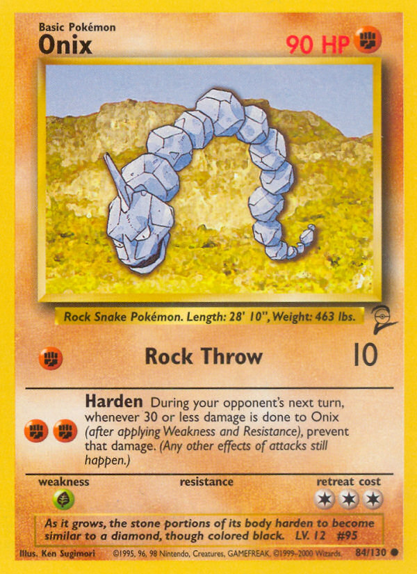 Onix (84/130) [Base Set 2] | Arkham Games and Comics