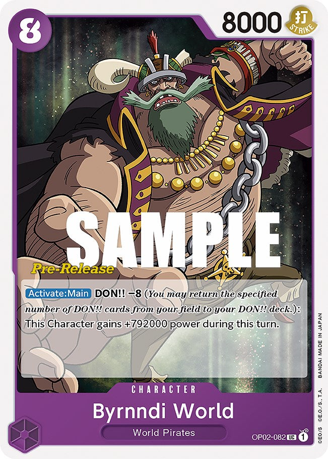 Byrnndi World [Paramount War Pre-Release Cards] | Arkham Games and Comics