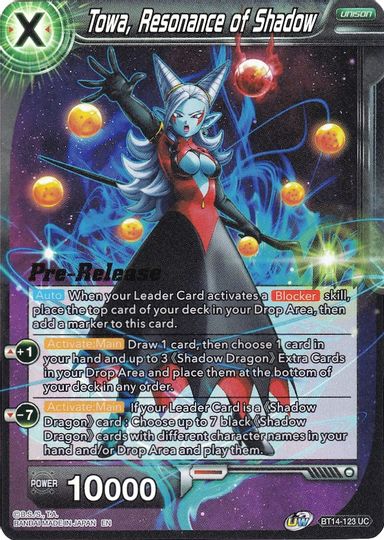 Towa, Resonance of Shadow (BT14-123) [Cross Spirits Prerelease Promos] | Arkham Games and Comics