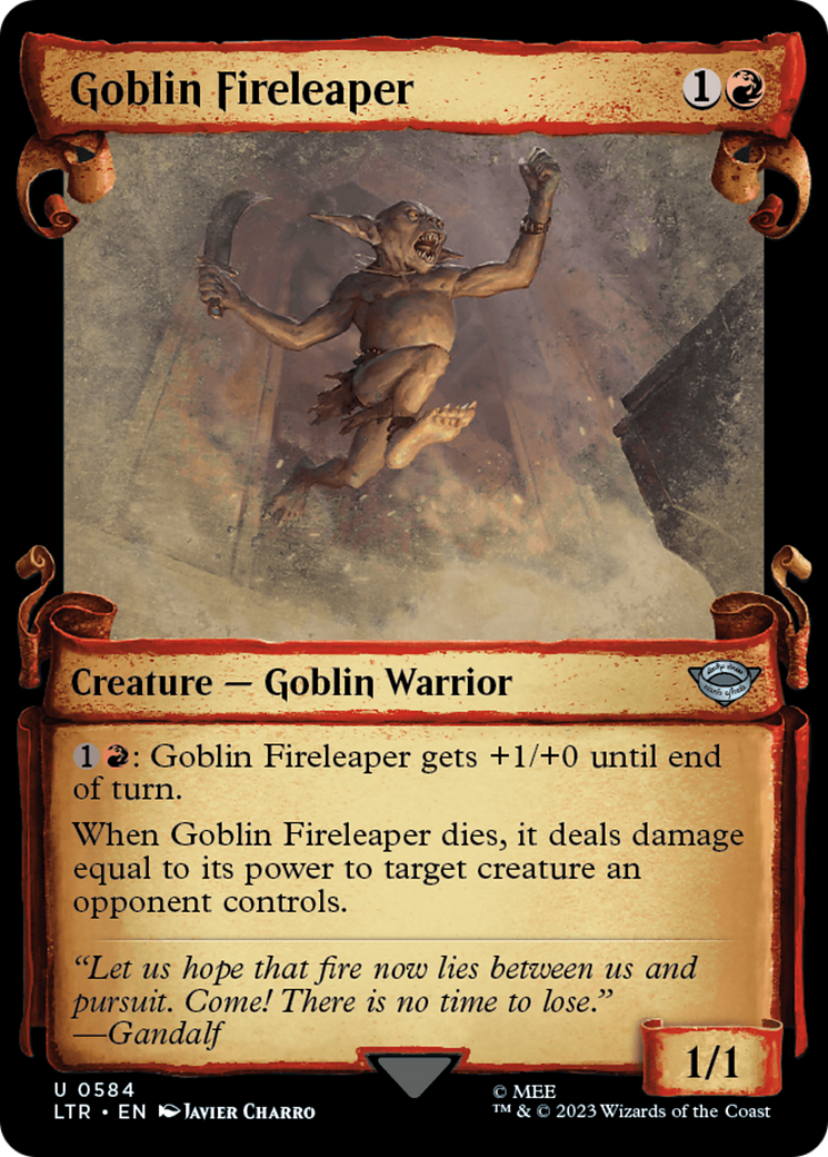 Goblin Fireleaper [The Lord of the Rings: Tales of Middle-Earth Showcase Scrolls] | Arkham Games and Comics