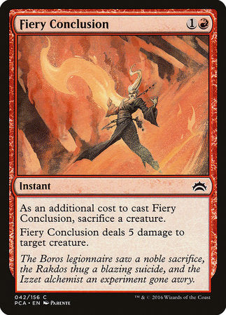 Fiery Conclusion [Planechase Anthology] | Arkham Games and Comics