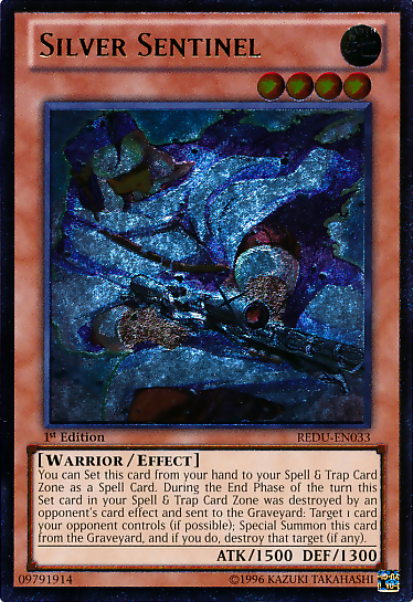 Silver Sentinel [REDU-EN033] Ultimate Rare | Arkham Games and Comics
