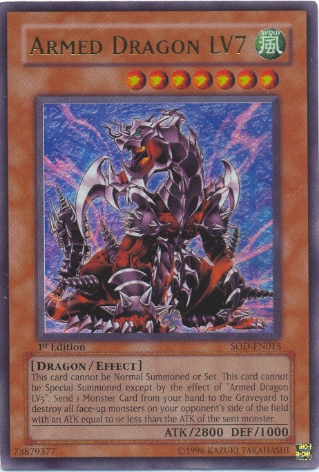 Armed Dragon LV7 [SOD-EN015] Ultra Rare | Arkham Games and Comics