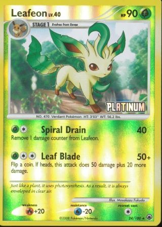 Leafeon (24/100) [Burger King Promos: 2009 Collection] | Arkham Games and Comics