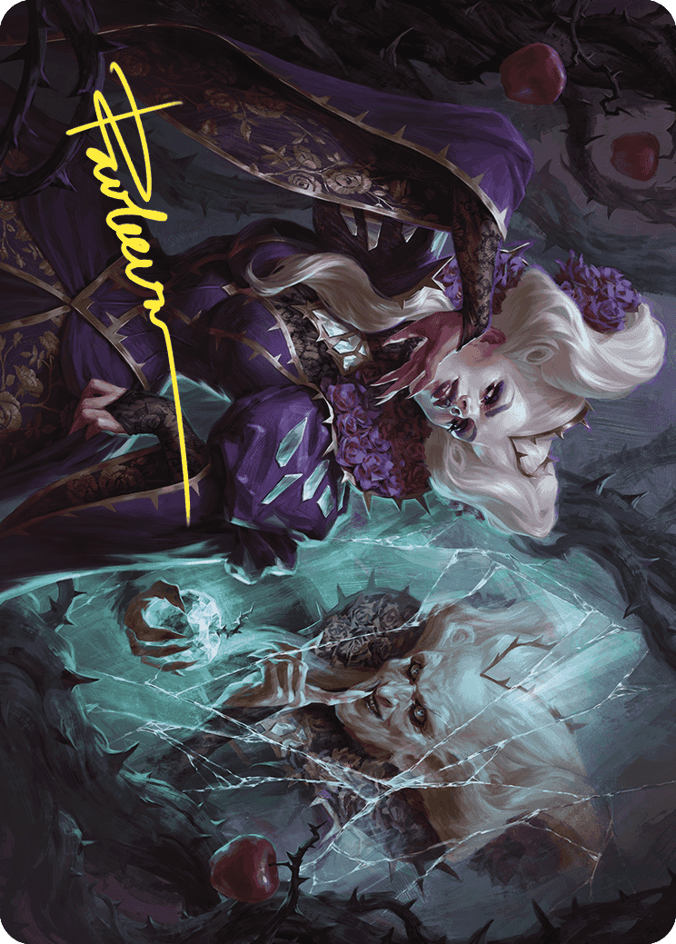 Conceited Witch Art Card (Gold-Stamped Signature) [Wilds of Eldraine Art Series] | Arkham Games and Comics