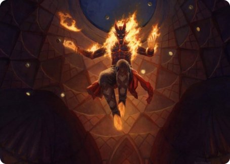 Yusri, Fortune's Flame Art Card [Modern Horizons 2 Art Series] | Arkham Games and Comics