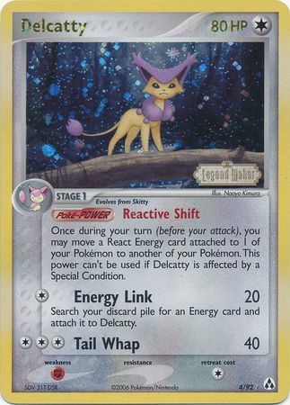 Delcatty (4/92) (Stamped) [EX: Legend Maker] | Arkham Games and Comics