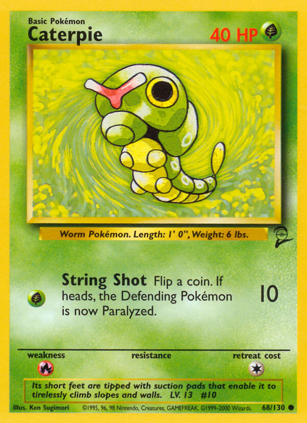 Caterpie (68/130) [Base Set 2] | Arkham Games and Comics