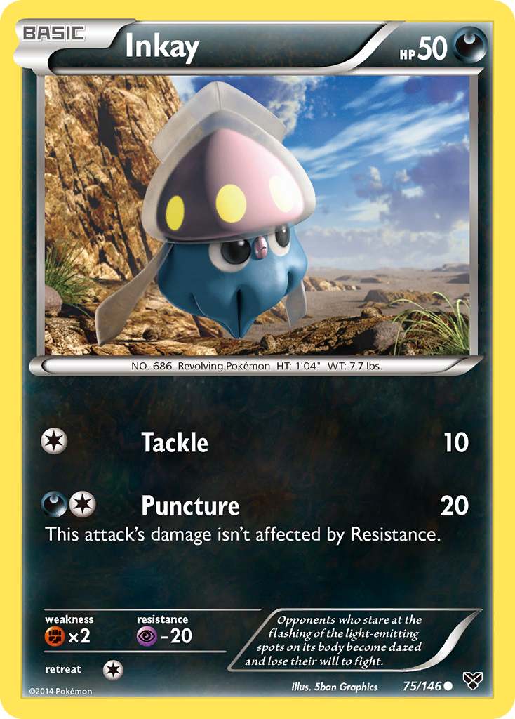 Inkay (75/146) [XY: Base Set] | Arkham Games and Comics