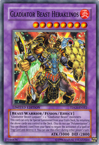 Gladiator Beast Heraklinos [TDGS-ENSE2] Super Rare | Arkham Games and Comics