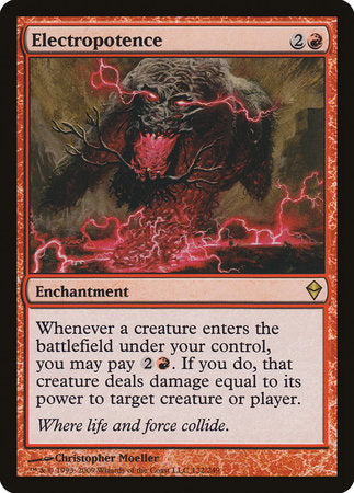 Electropotence [Zendikar] | Arkham Games and Comics