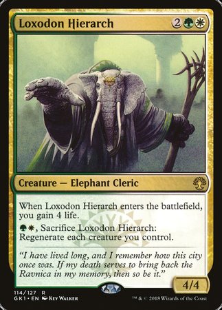 Loxodon Hierarch [GRN Guild Kit] | Arkham Games and Comics