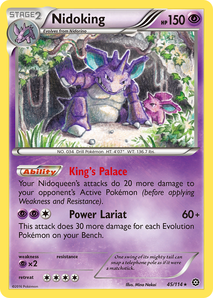 Nidoking (45/114) [XY: Steam Siege] | Arkham Games and Comics