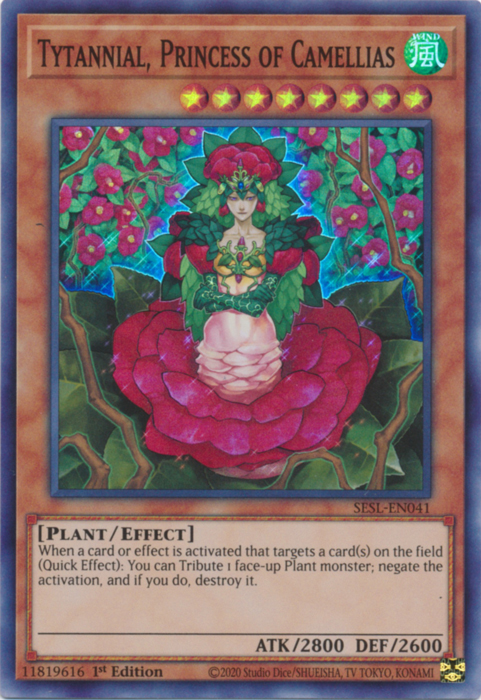 Tytannial, Princess of Camellias [SESL-EN041] Super Rare | Arkham Games and Comics