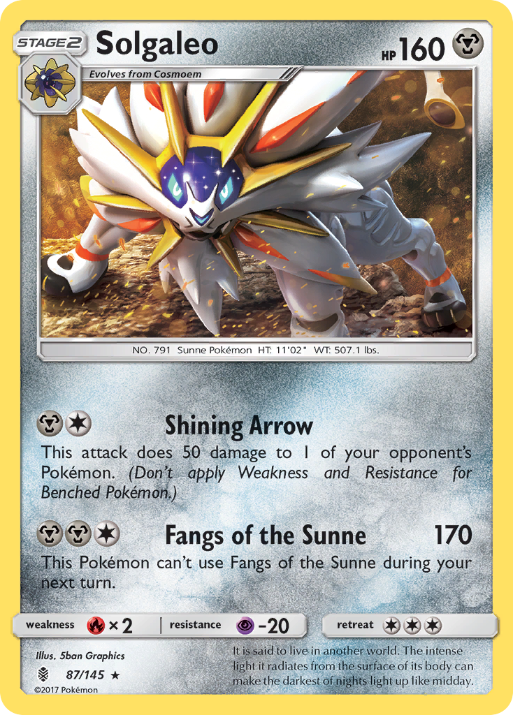 Solgaleo (87/145) [Sun & Moon: Guardians Rising] | Arkham Games and Comics