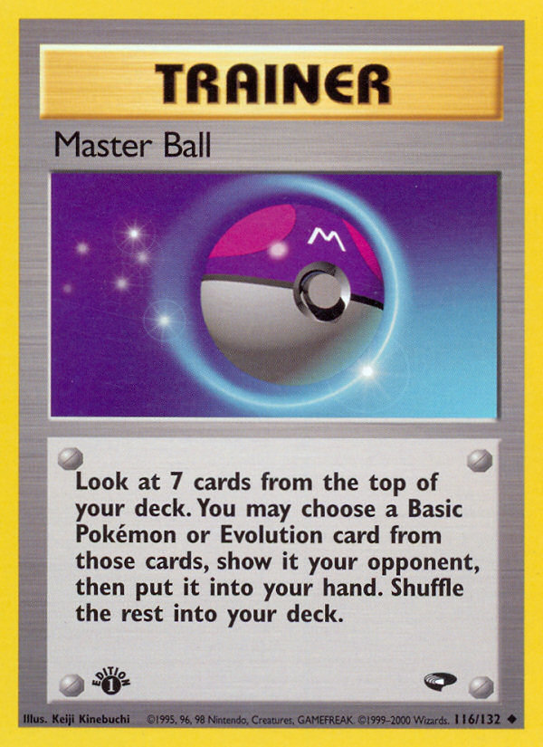 Master Ball (116/132) [Gym Challenge 1st Edition] | Arkham Games and Comics